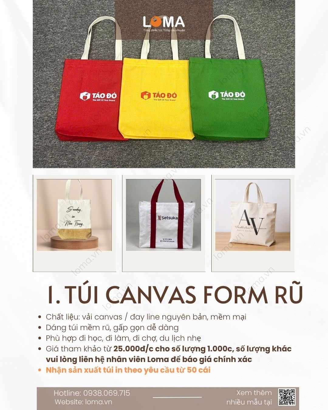 Túi Vải Canvas